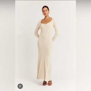 DISSH Janie Stone Sweetheart Knit Dress